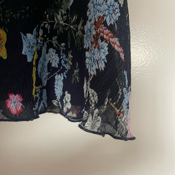 Anthropologie Foxidox Floral Print Short Sleeve Dress Size S - Picture 5 of 12